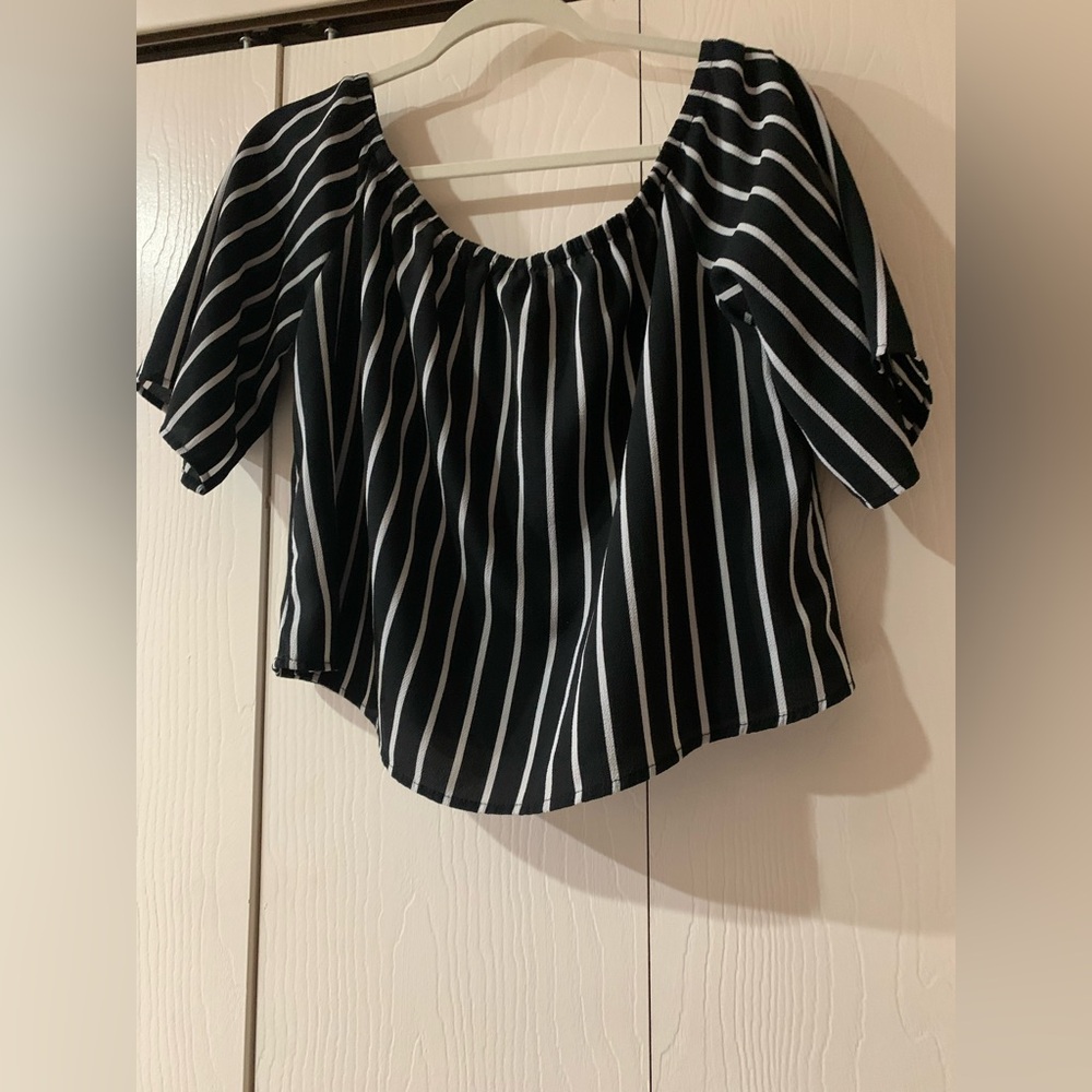 Women’s Black & White Striped